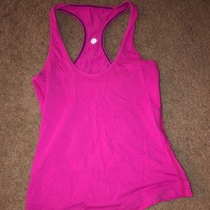 lululemon hot pink workout tank